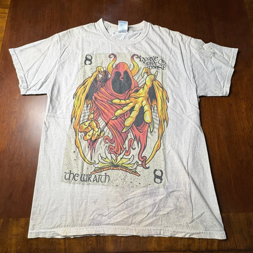 Insane Clown Posse The Wraith Joker Card Graphic Tee Medium